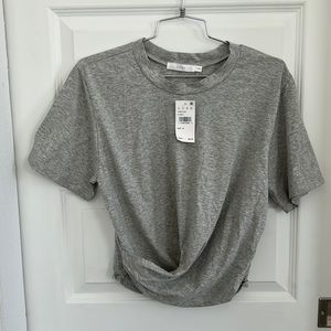 Lush cross front tee